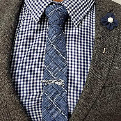 HAWSON 2 inch Tie Clip for Men-Novelty Sport Necktie Bar Clip,Tie Pin,Special Interesting Gift for Men - style: Fox