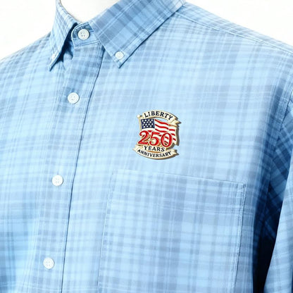 4Pack USA 250th Anniversary Pins, 250th Merchandise - Alloy Metal Enamel Patriotic Lapel Pin for July 4th, Independence Day, Semiquincentennial Commemorative Badges for Men Women, Hats, Bags, Gifts