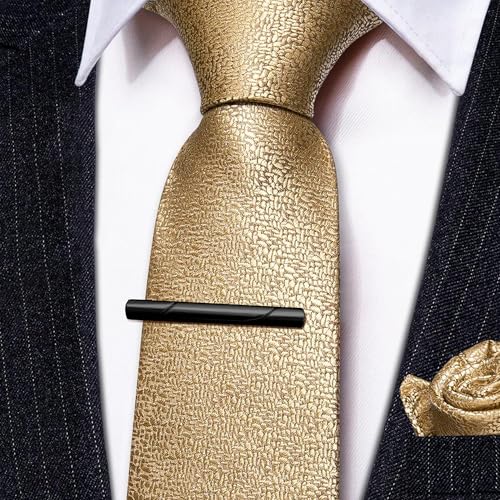 Tie Clip for Men Silver Black Gold Tone Tie Bar for Regular Ties Classic Tie Clasps Wedding Business Clip
