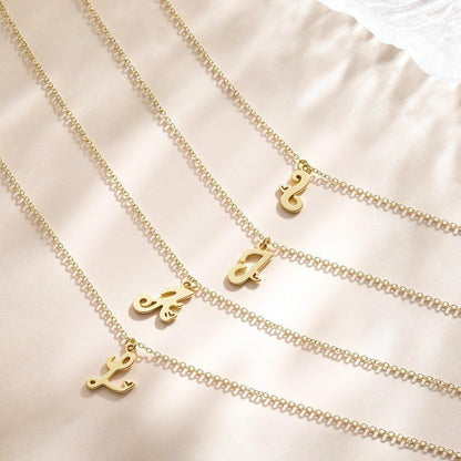 Dainty Initial Necklace for Women- 14K Gold Plated Tiny Cute Letter Pendant with Heart Custom Monogra Necklace, Birthday Gifts for Women Jewelry - style: C