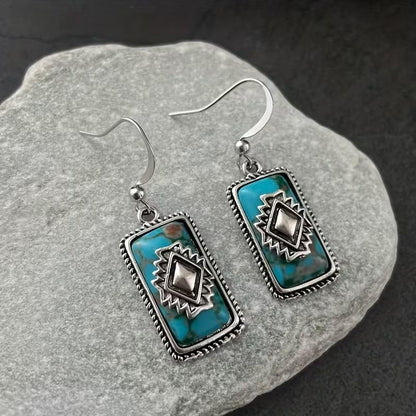 Retro Exaggerated Drop Earrings Personality Vintage Carved Dangle Earrings Daily Accessories Party Valentine's Day Jewelry Gifts for Women - style: Retro Style 3