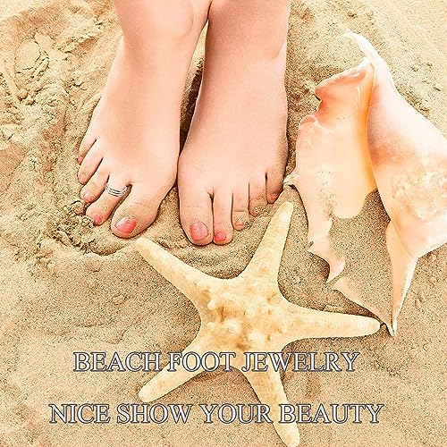 5 Pcs Filled Toe Rings for Women Non Tarnish Filled Toe Ring Adjustable Flower Cz Dainty Toe Ring Summer Beach Open Toe Rings Set Toe Jewelry Foot Jewelry(Gold,Silver,Rose Gold) - color: Rose Gold