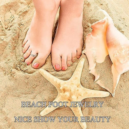 5 Pcs Filled Toe Rings for Women Non Tarnish Filled Toe Ring Adjustable Flower Cz Dainty Toe Ring Summer Beach Open Toe Rings Set Toe Jewelry Foot Jewelry(Gold,Silver,Rose Gold) - color: Rose Gold