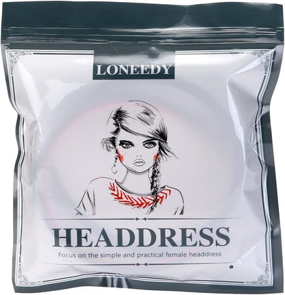 LONEEDY 1.7 Inch Leather Hard Headband Wide Padded Headband Hairband for Women (Black) - color: Black