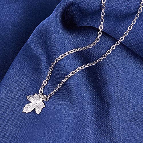 LiQunSweet 100 Pcs 316 Stainless Steel Maple Leaf Charms Small Metal Pendants with Loop for Jewellery Necklace Bracelet Earrings Making DIY Craftings - 15.5x11mm - color: Maple Charms_15.5mm
