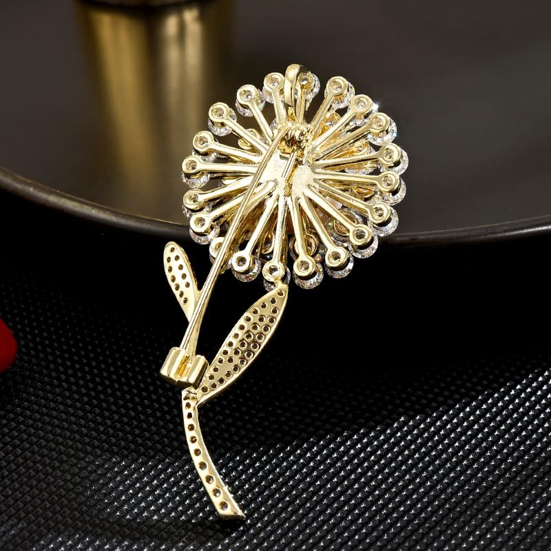 Brooches and Pins for Women Elegant Flower Pearl Brooches Costume Broches Jewelry Lady Christmas Pin for Women - style: GD-1163