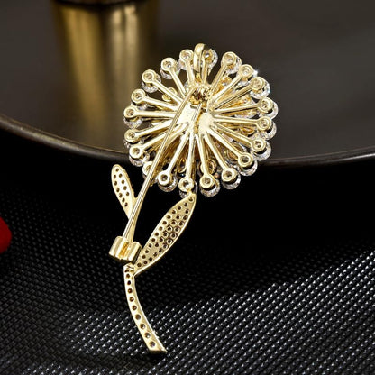 Brooches and Pins for Women Elegant Flower Pearl Brooches Costume Broches Jewelry Lady Christmas Pin for Women - style: GD-1163