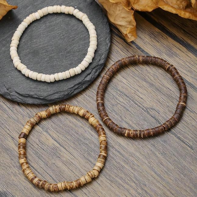 Vintage Stackable Bead Bracelet Set For Men Women Handmade Bohemian Style Multilayer Adjustable Elastic Bead Bracelet Fashion Punk Jewerly Gift - style: Style 7