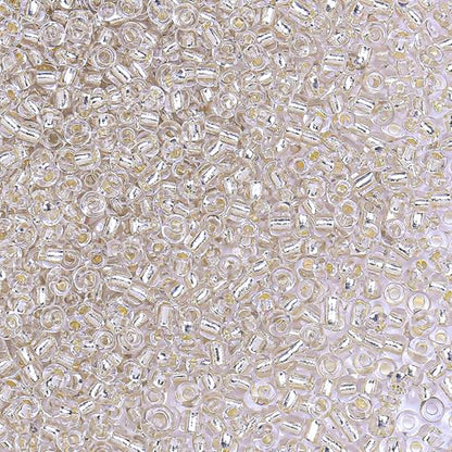 2000pcs Glass Seed Beads Bulk, 4mm 6/0 Mini Pony Spacer Small Individual Color Seed Beads for DIY Bracelet Necklaces Wrist Jewelry Making, Frosted Silver White - color: Frosted Silver White
