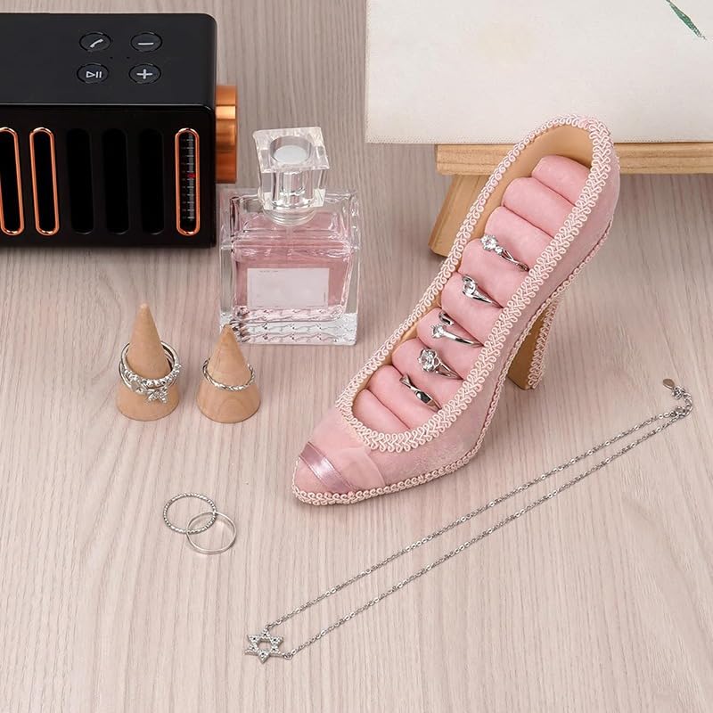 Jewelry Displays Stand, Model Dress High-Heeled Shoes Earring Necklace Ring Holder Display, Storage