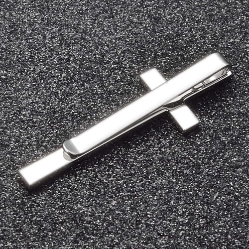 Unique Cross Tie Clips For Men Silver Black Gold Religious Christian Tie Clips For Men's Tie Accessories - style: Cross silver