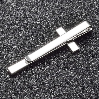 Unique Cross Tie Clips For Men Silver Black Gold Religious Christian Tie Clips For Men's Tie Accessories - style: Cross silver
