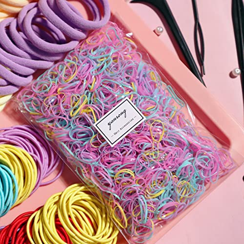 YANRONG 1159PCS Hair Accessories for Woman Set Seamless Ponytail Holders Variety Hair Scrunchies Hair Bands Scrunchy Hair Ties For Thick and Curly (Multicolour) - color: Multicolour