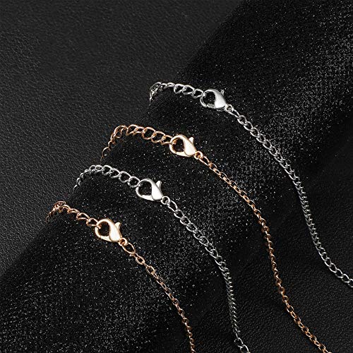 600 Pieces Lobster Clasps and Open Jump Rings Set Lobster Claw Clasps and Closures for Jewelry Making and Bracelets Bracelet Hooks Jewelry Clips(KC Gold, White K) - color: KC Gold, White K