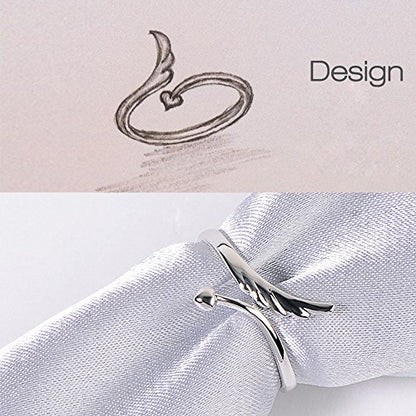 lauhonmin 3pcs S925 Sterling Silver Open Rings Set Finger Ring Joint Ring Toe Ring Beach Jewelry Gifts for Women Adjustable - color: Style A