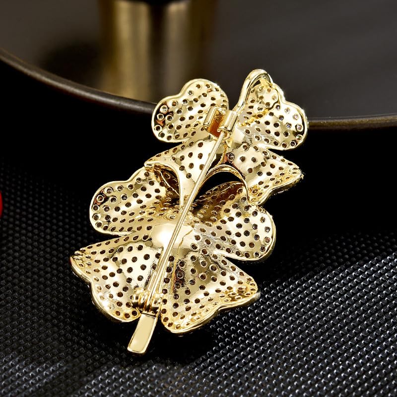Brooches and Pins for Women Elegant Flower Pearl Brooches Costume Broches Jewelry Lady Christmas Pin for Women - style: GD-2097