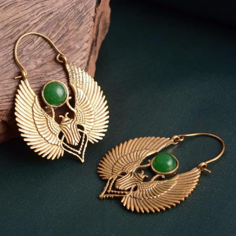 Retro Exaggerated Drop Earrings Personality Vintage Carved Dangle Earrings Daily Accessories Party Valentine's Day Jewelry Gifts for Women - style: Retro Style 21
