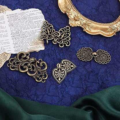 Vintage Sweater Clip Cape Cloak Retro Cardigan Shawl Collar Clasp Dress Shirt Brooch Clip-C27
