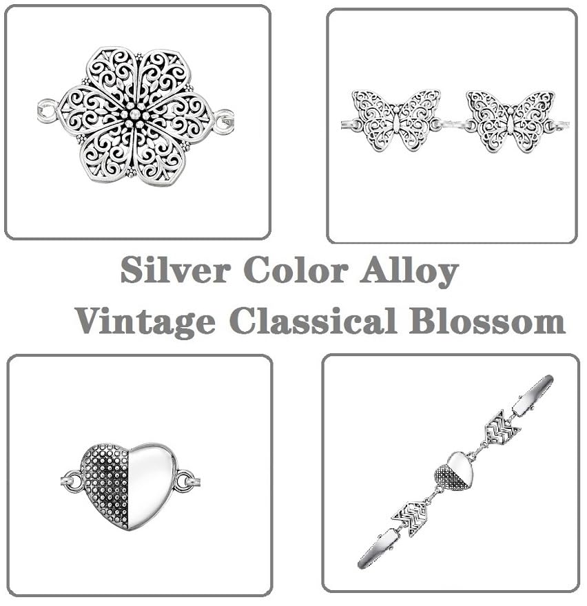 Vintage Sweater Clips Shawl Dresses Shirt Clips Retro Cardigan Collar Chain Clips Brooch Pins for Women - style: Style 12