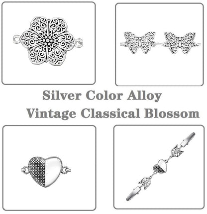 Vintage Sweater Clips Shawl Dresses Shirt Clips Retro Cardigan Collar Chain Clips Brooch Pins for Women - style: Style 12