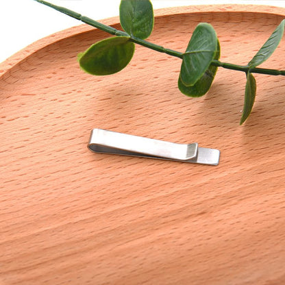 Mens Airplane Tie Clip for Boyfriend Husband Son Flight Attendant Accessories for Men - style: Silver base model