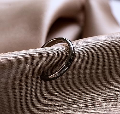 Hoops & Loops 925 Sterling Silver Open Toe Ring for Women & Men, Minimalist Adjustable Band, Tarnish Resistant, Hypoallergenic, Silver, Gold, Rose Gold, Black - color: Black
