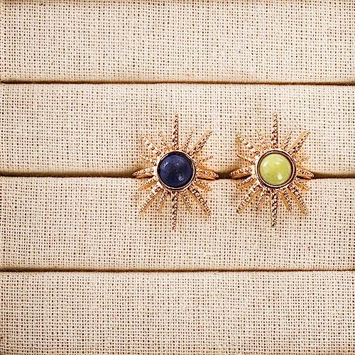 3 Pcs Linen 3 Slots Ring Earrings Display Trays, Ring Earrings Organizer Holder Jewelry Tray Box Showcase Display, Stackable Jewelry Organizer Trays, Jewelry Drawer Organizer Inserts