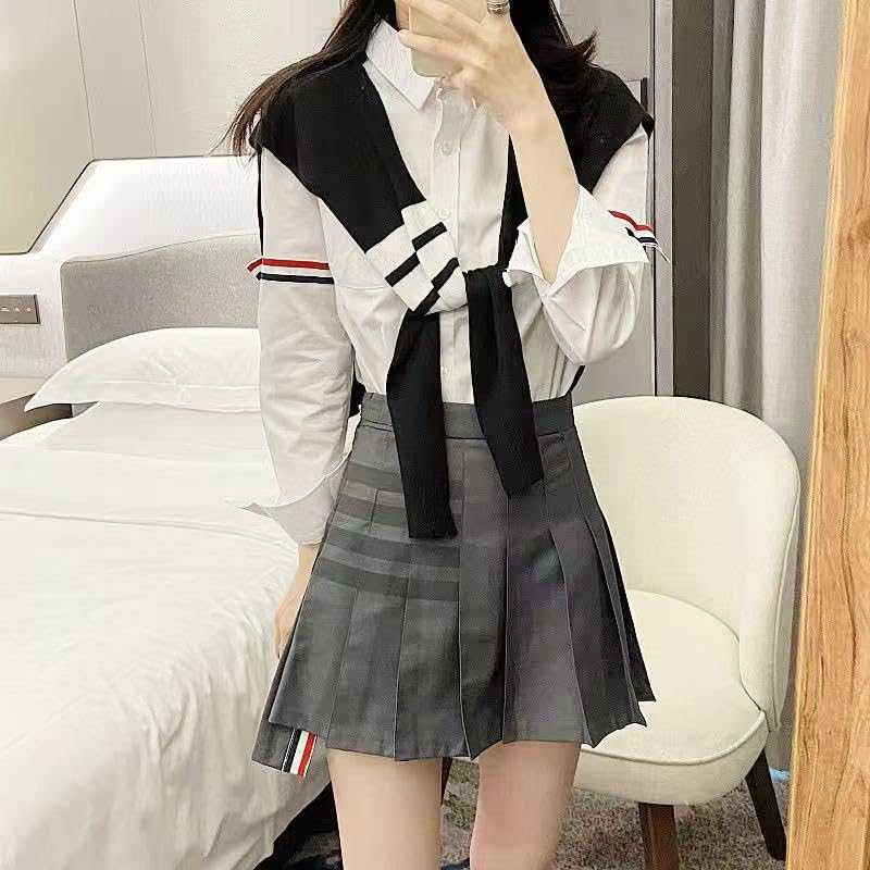 WaJuemy Women's Sweater Shawl Wraps Sleeves Knitted Collar Sweater Scarf Top Casual Lightweight Shoulder Cape Accessories - color: 09 Black Stripe X