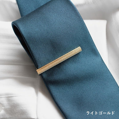 [TAVARAT] Tie Clip Tie Clips for Men Knurling Black Silver Tie Bar Tie Pin Tps-095 - style: light gold