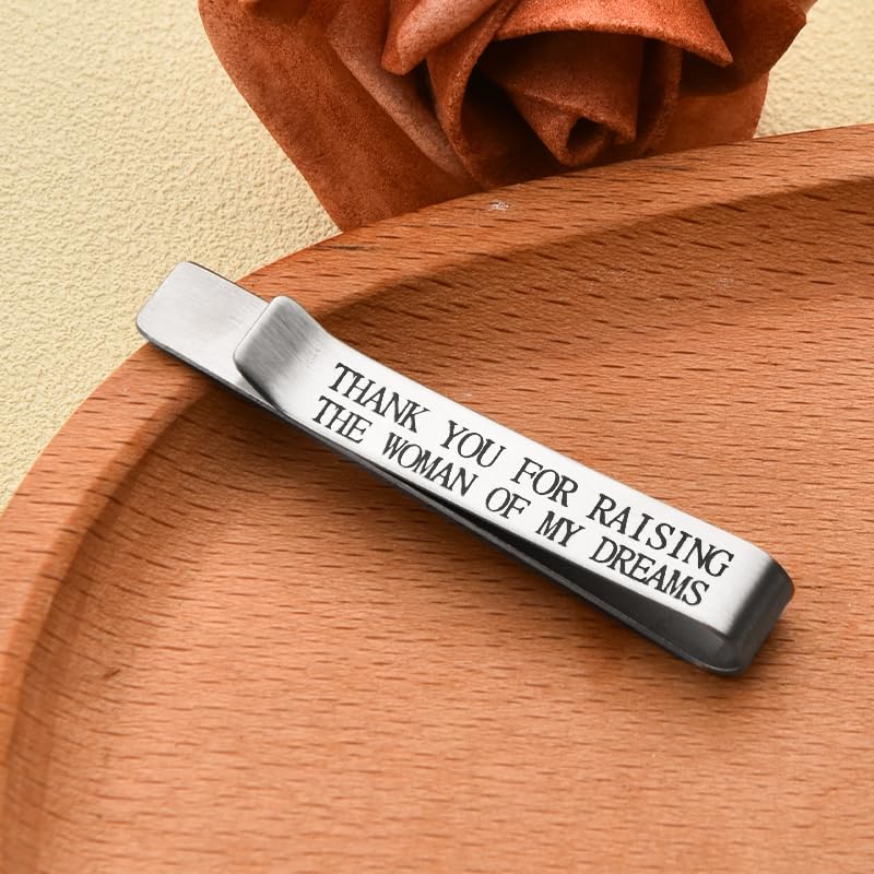 Wedding Gift for Men Wedding Tie Clip for Men - style: father