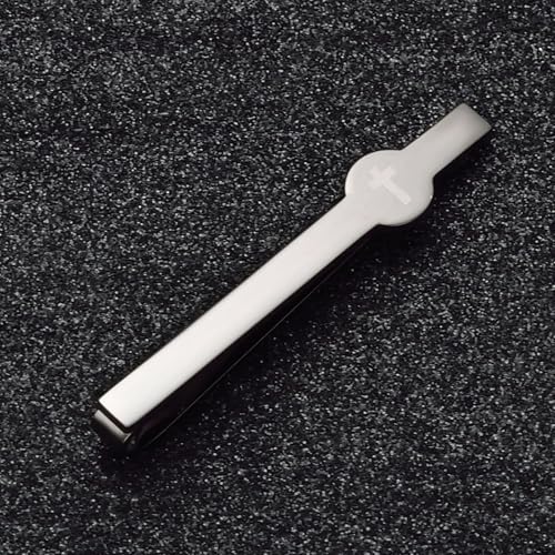 Gold Black Silver Cross Tie Clips For Men Unique Christian Catholic Tie Clip Cross Accessories For Men - style: black cross tie clip