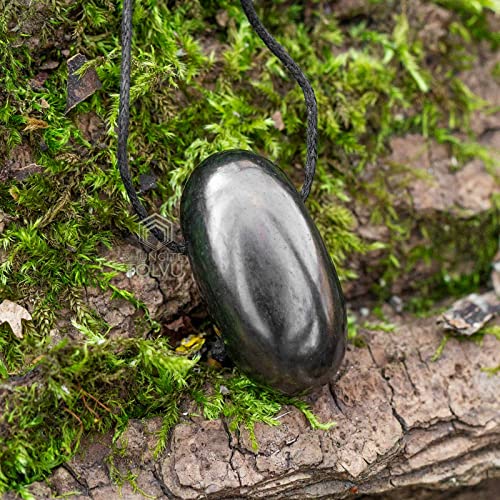 Shungite Pendants - Various Geometric Shapes - Authentic Stone - Certified - style: One with Nature