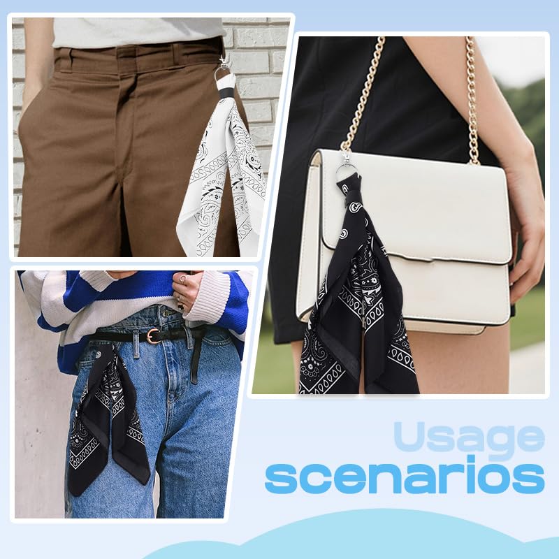 Goth Pants Chain Charms for Women Men Punk Layered Jean Chains Gothic Y2k Pocket Chain for Women Hip Hop Waist Chains - color: Black White