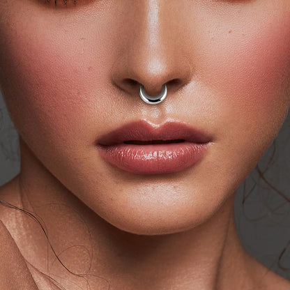 Cartilage Daith Earrings For Women Small 14K Gold Plated Hoop Hypoallergenic Helix Piercing Huggie Surgical Steel Diamond Implant Cubic Zirconia Prom Gift Jewelry - color: Style10-Gold, size: 16g-8mm
