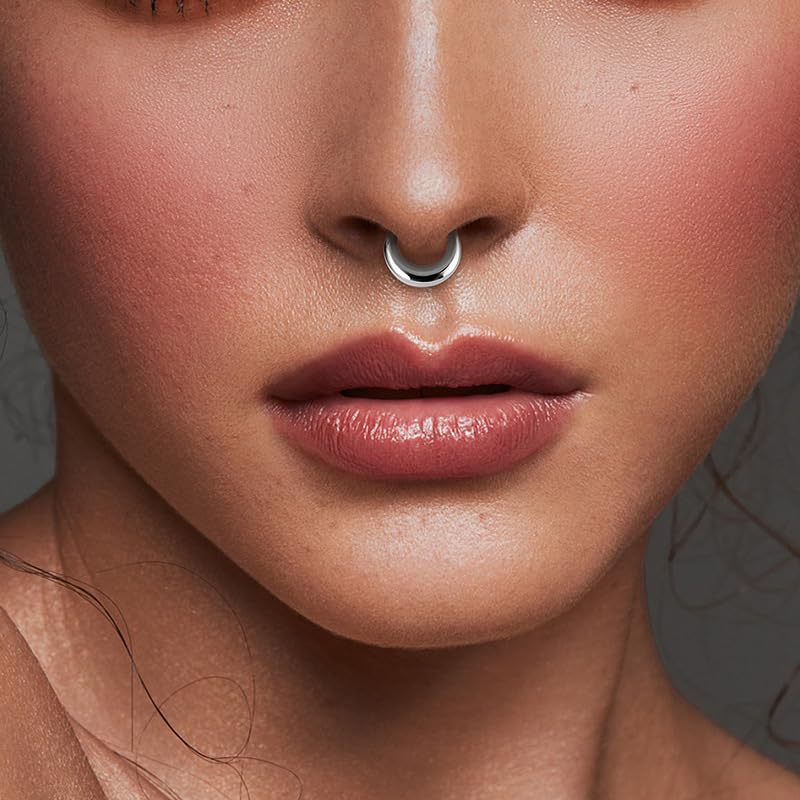 Cartilage Daith Earrings For Women Small 14K Gold Plated Hoop Hypoallergenic Helix Piercing Huggie Surgical Steel Diamond Implant Cubic Zirconia Prom Gift Jewelry - color: Style10-Gold, size: 16g-10mm