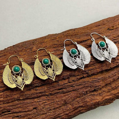 Retro Exaggerated Drop Earrings Personality Vintage Carved Dangle Earrings Daily Accessories Party Valentine's Day Jewelry Gifts for Women - style: Retro Style 21