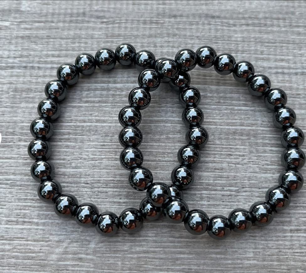 WFJ Black Obsidian Hematite Triple Protection Bracelets Set - Tiger Eye Beaded Natural Stone Bracelet for Men Women Gemstone (10MM) - color: Black Beaded Set of 3