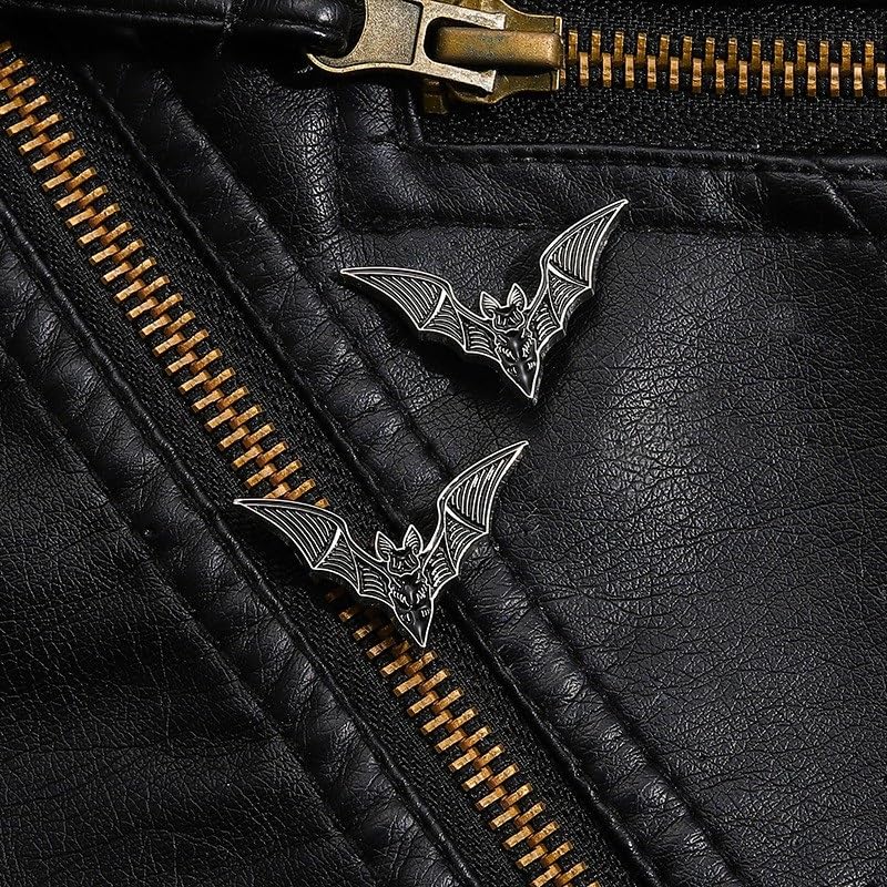 Cute Enamel Pin Set Lapel Pins Brooches Cartoon Brooch Badge Pins for Clothes Bags Backpack for Women - color: Bat Pin Set