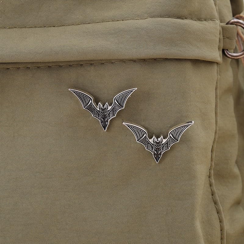Cute Enamel Pin Set Lapel Pins Brooches Cartoon Brooch Badge Pins for Clothes Bags Backpack for Women - color: Bat Pin Set