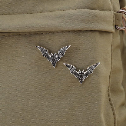 Cute Enamel Pin Set Lapel Pins Brooches Cartoon Brooch Badge Pins for Clothes Bags Backpack for Women - color: Bat Pin Set